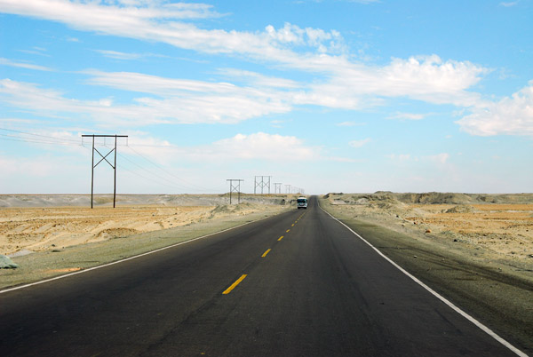 Low coastal desert, a big change after the highlands