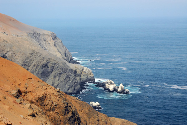 Cliffs along the southern coast of Peru