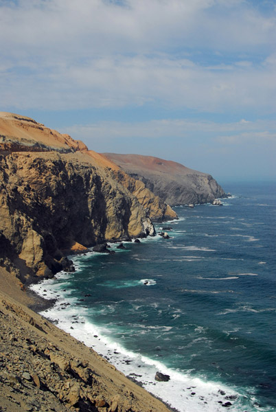 Cliffs, south coast, Peru