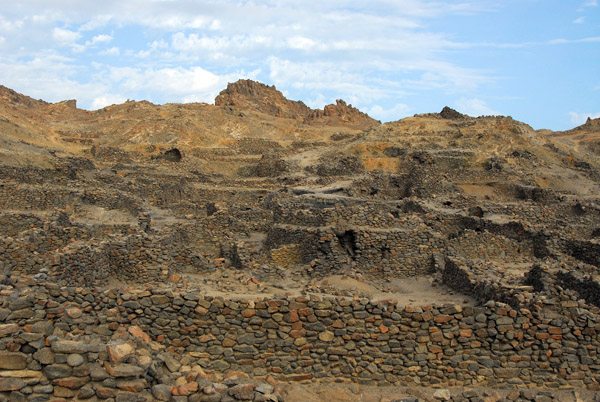 Ruins of the Inca village at Puerto Inca