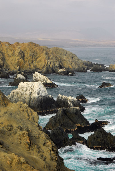 Rocky coast towards Chala