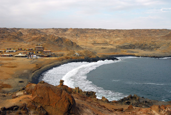 The cove at Puerto Inka