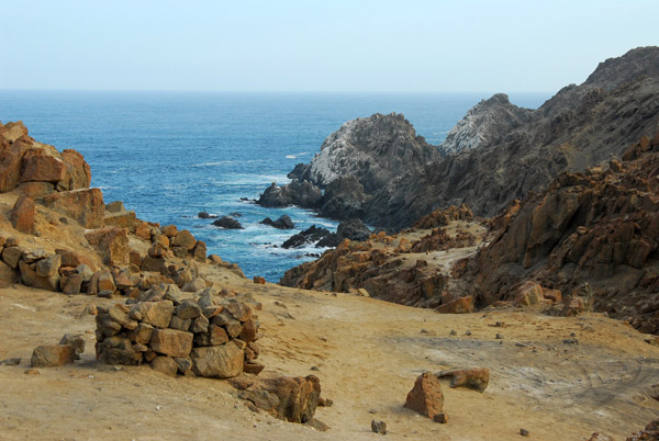 Exploring the coast north of the hotel