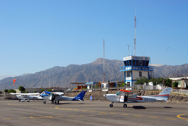 Flightline at Nazca Airport, Peru