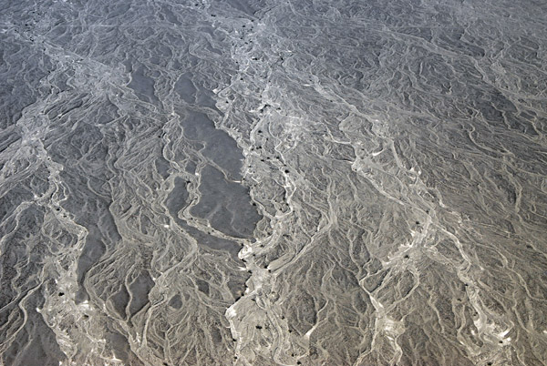 Nazca desert from the air