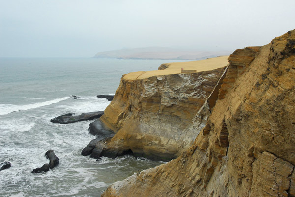 Coastal cliffs, Reserva Nacional de Paracas