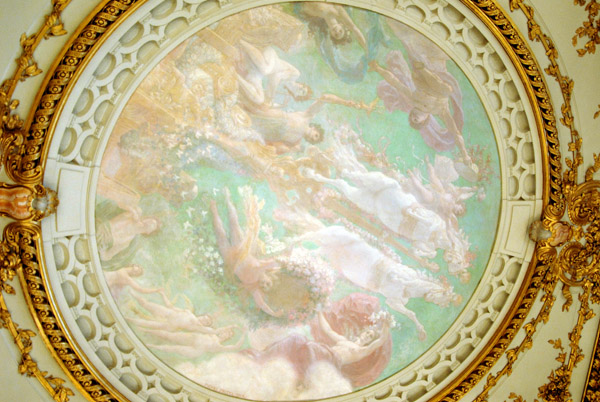 Painted ceiling of the Salle des Ftes, Htel du Palais d'Orsay