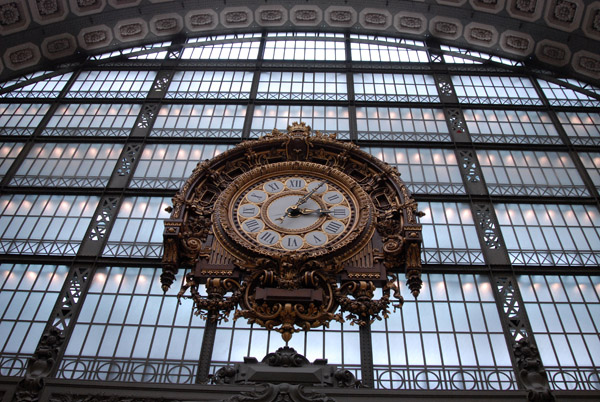 Station clock of the forme Gare d'Orsay, ca 1900