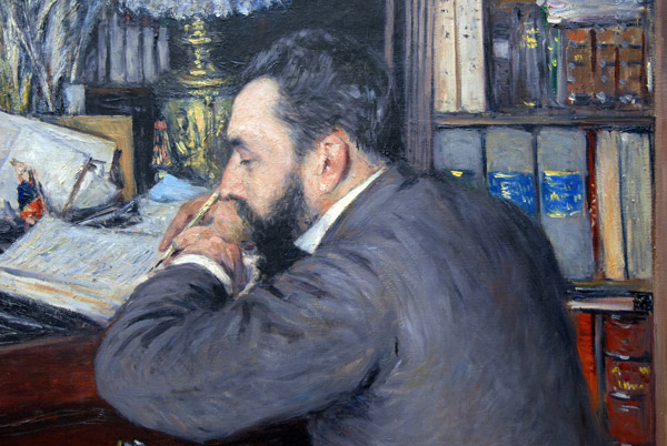 Henri Cordier (1849-1929) Professor at the School of Oriental Languages, by Gustave Caillebotta, 1883
