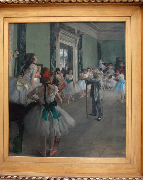 La classe de danse by Edgar Degas, 1876