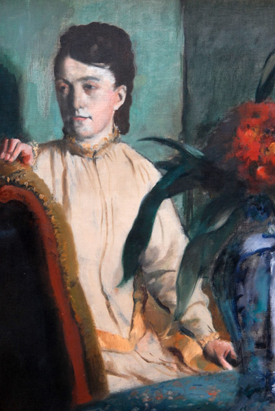 La femme  la potiche by Edgar Degas, 1872