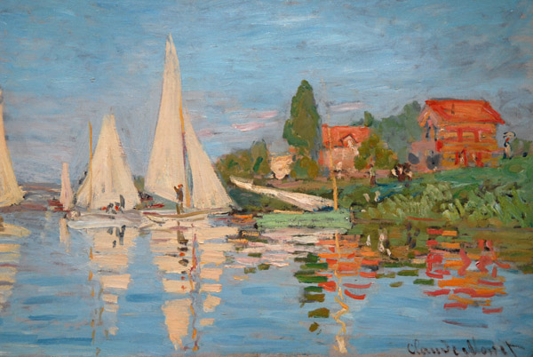 Rgates  Argenteuil by Claude Monet, ca 1872