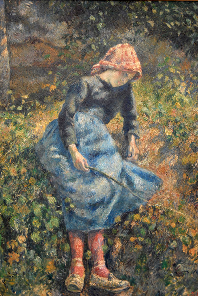 La bergre by Camille Pissarro, 1881