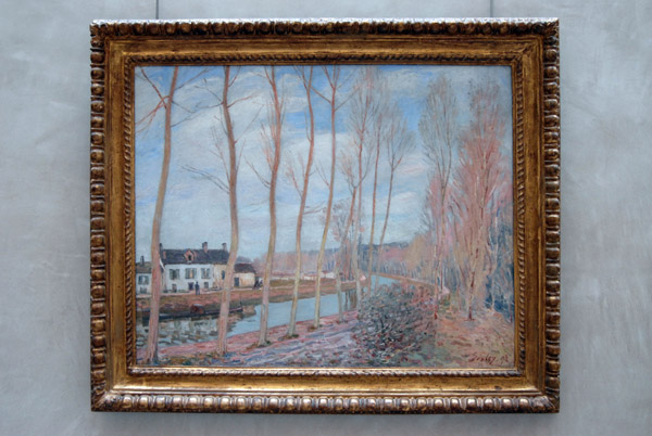Le canal du Loing by Alfred Sisley, 1892
