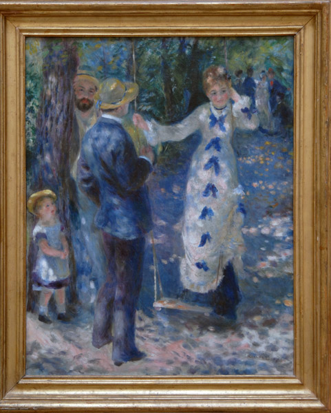 La balanoire by Pierre-Auguste Renoir, 1876
