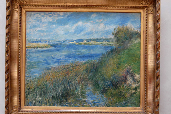 La Seine  Champrosay by Pierre-Auguste Renoir, 1876