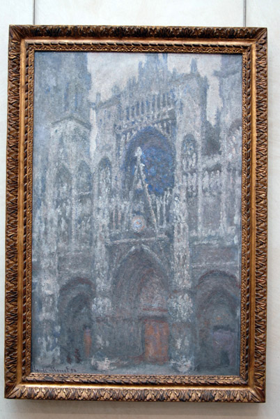 La cathdral de Rouen. Le portail, temps gris, by Claude Monet, 1892