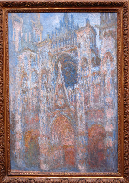 La cathdral de Rouen. Le portail, soleil matinal, by Claude Monet, 1894