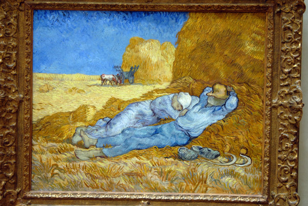Le mridienna (La sieste, d'aprs Millet) by Vincent van Gogh, 1889-90