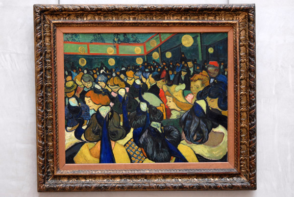 La Salle de dance  Arles by Vincent van Gogh, 1888