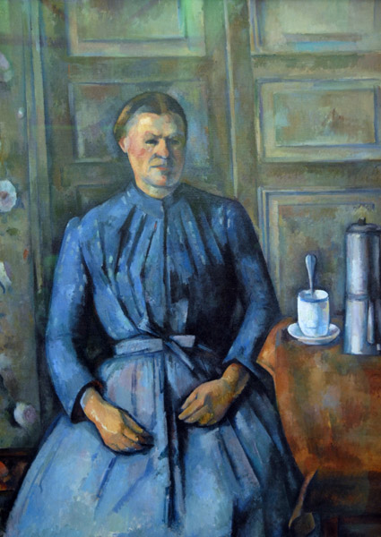 La femme  la cafetire by Paul Czanne, ca 1890-95