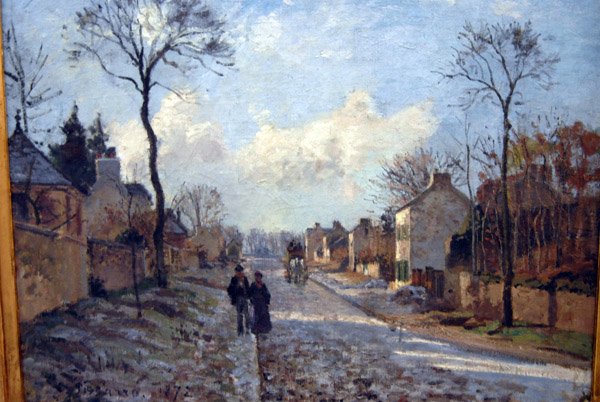 La route de louveciennes by Camille Pissaro, 1872