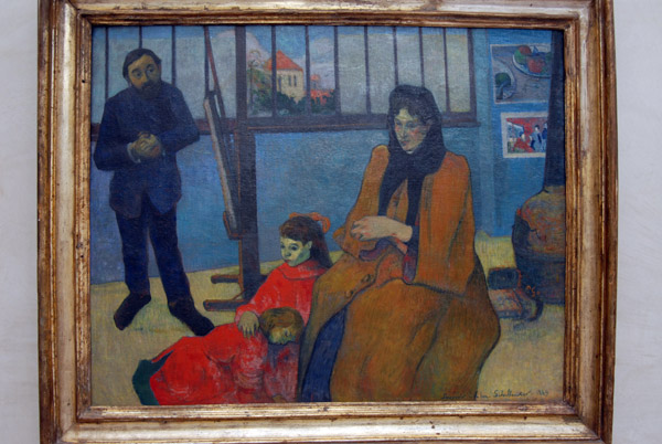 L'atelier de Schuffenecker by Paul Gauguin, 1889