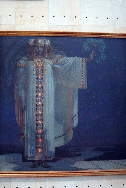 La prophtess Libuse (8th C. Queen of Bohemia) by Karel Mashek