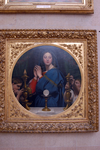La Vierge  l'hostie by Jean-Auguste-Dominique Ingres, 1854