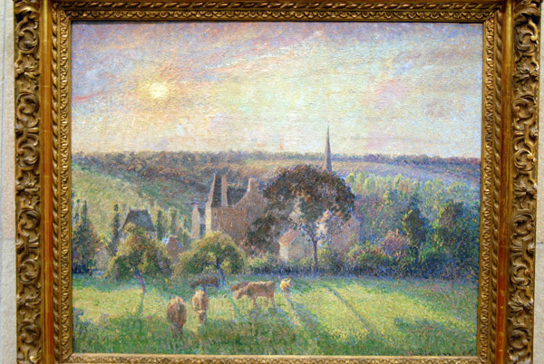 Eglise et ferme d'Eragny by Camille Pissarro, 1895