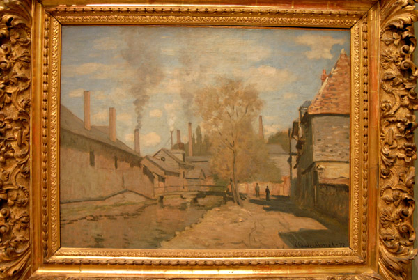 Le ruisseau de Robec  Rouen by Claude Monet, 1782