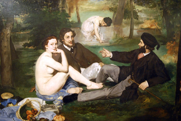 Le djeuner sur l'herbe by Edouard Manet, 1863