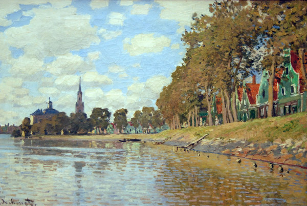Zaandam by Claude Monet, 1871