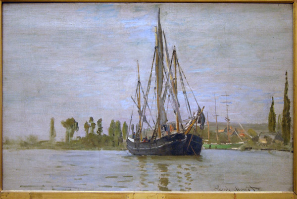 Chasse-mare  l'ancre by Claude Monet, ca 1872