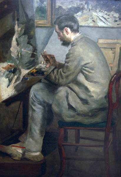 Frdrick Bazille by Pierre-Auguste Renoir, 1867