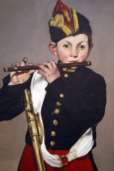 Le fifre by Edouard Manet, 1866