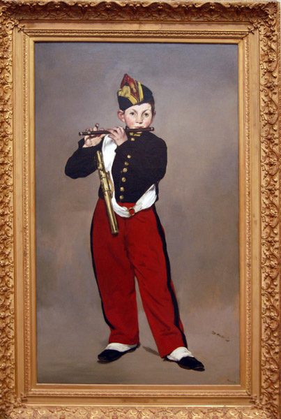 Le fifre by Edouard Manet, 1866