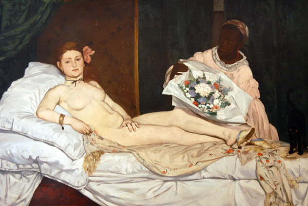 Olympia by Edouard Manet, 1865