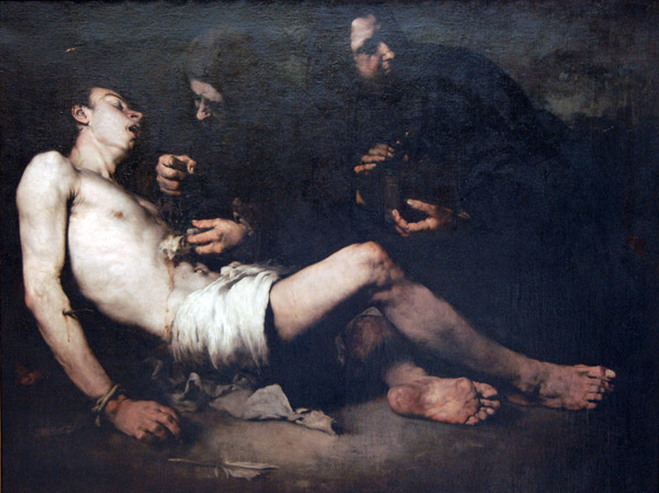 Saint Sbasten, martyr, by Thodule Ribot, 1865
