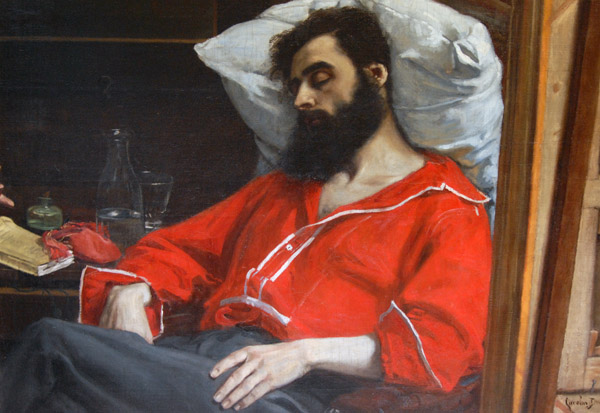 Le convalescent by Carolus Duran, 1861