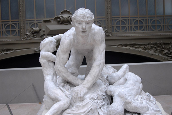 Plasater model of Ugolin by Auguste Rodin, 1906