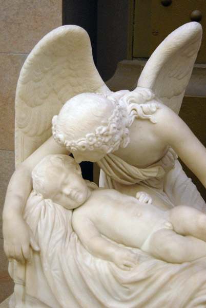 Le murmure de l'ange (The Angel's Whisper) by Benjamin Spence, 1857 (British)