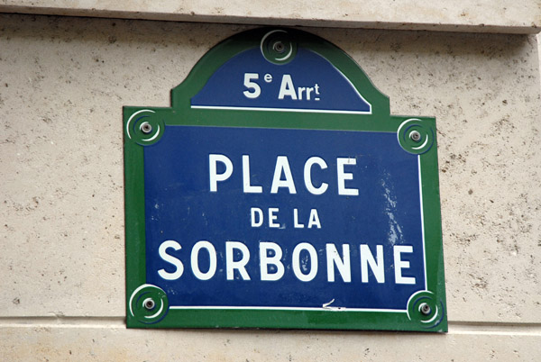 Place de la Sorbonne, Quartier Latin (Paris 5-me Arrondissement)