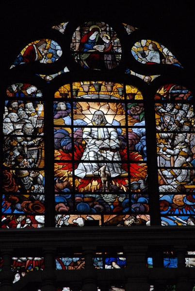 Stained glass window,  Saint-tienne-du-Mont