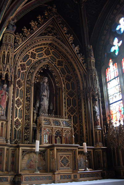 Shrine of St. Genevive, the patron saint of Paris