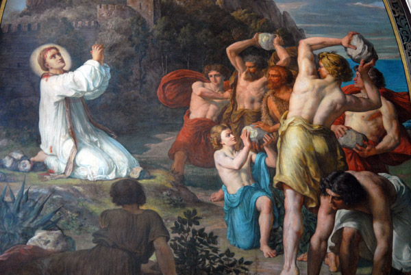 Painting of the Stoning of St. Stephen, Saint-tienne-du-Mont