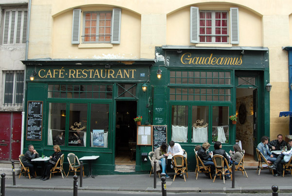 Caf-Restaurant Gaudeamus, Rue de la Montagne, Paris-Quartier Latin