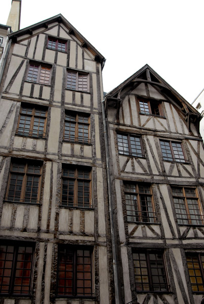 Early 16th C. timber houses, Rue Franois Miron, Paris - 4e