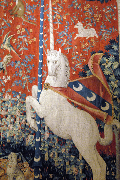 Detail of the Unicorn, Flemish 15th C.