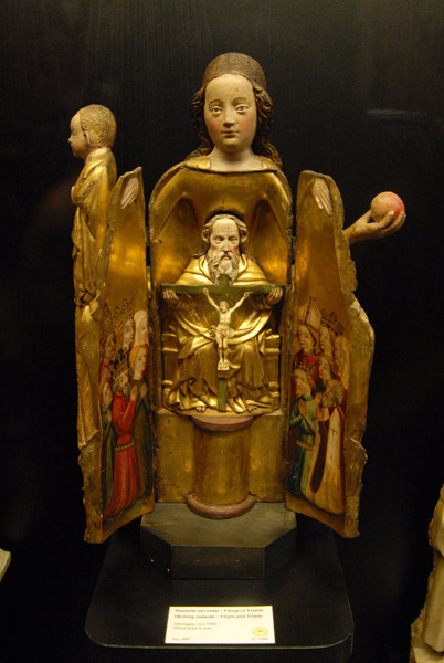 Opening statuette Virgin and Trinity German, ca 1400